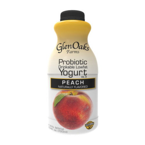 Glenoaks Drinkable Yogurt Peach